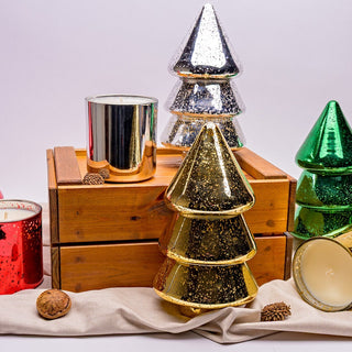 🎄 Create Holiday Magic - Our Ornament Glass Christmas Trees