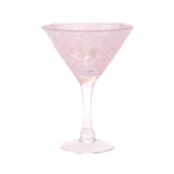 Large Martini Glass: Blush Pink