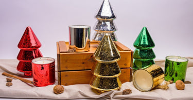 🎄 Create Holiday Magic - Our Ornament Glass Christmas Trees