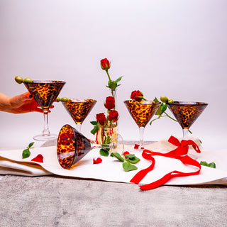 The Timeless Appeal of Leopard Martini Glasses: A Trend that Roars Back!