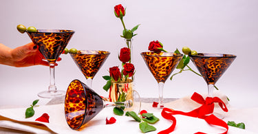 The Timeless Appeal of Leopard Martini Glasses: A Trend that Roars Back!