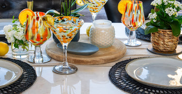 How to Style a Table with Glassware