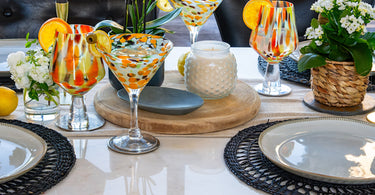 How to Style a Table with Glassware