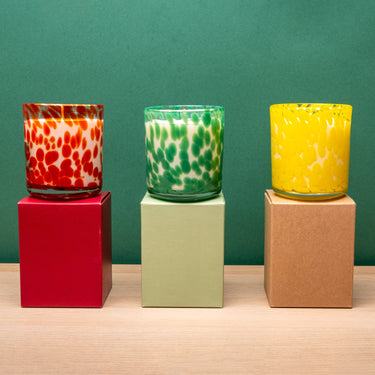 Fleck Print Candles