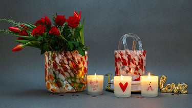 Valentine candle collection