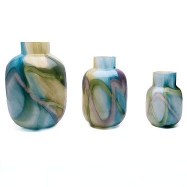 Pastel Swirl Vase