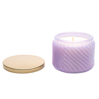 Lavender Swirl Trinket Candle: Spring Morning