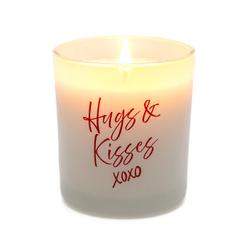 Valentines Candle : Hugs and Kisses
