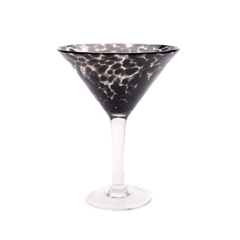 Large Martini Glass: Dalmatian Print