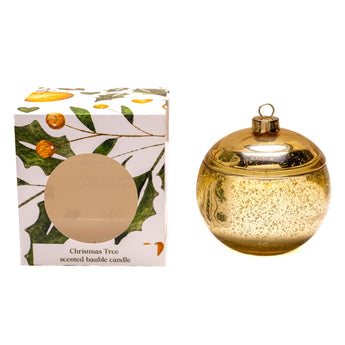 Bauble Candle: Mercury Gold