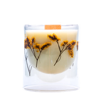 Botanical oud wood candle