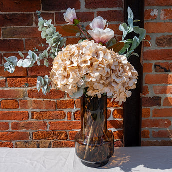 Tall Flute Vase : Leopard Print
