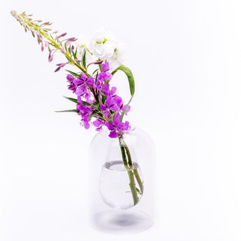 Clear Sorrento Vase