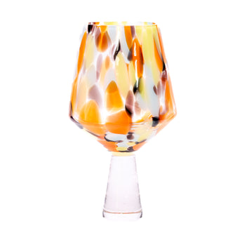 Citrus Print Large Drinking Glass