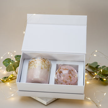 Bauble gift set: Pink and gold
