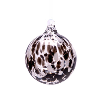 Glass Bauble: Dalmatian Print