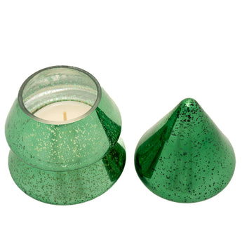 Christmas tree candle: Mistletoe Green