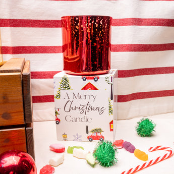 Christmas Candle: Berry Red